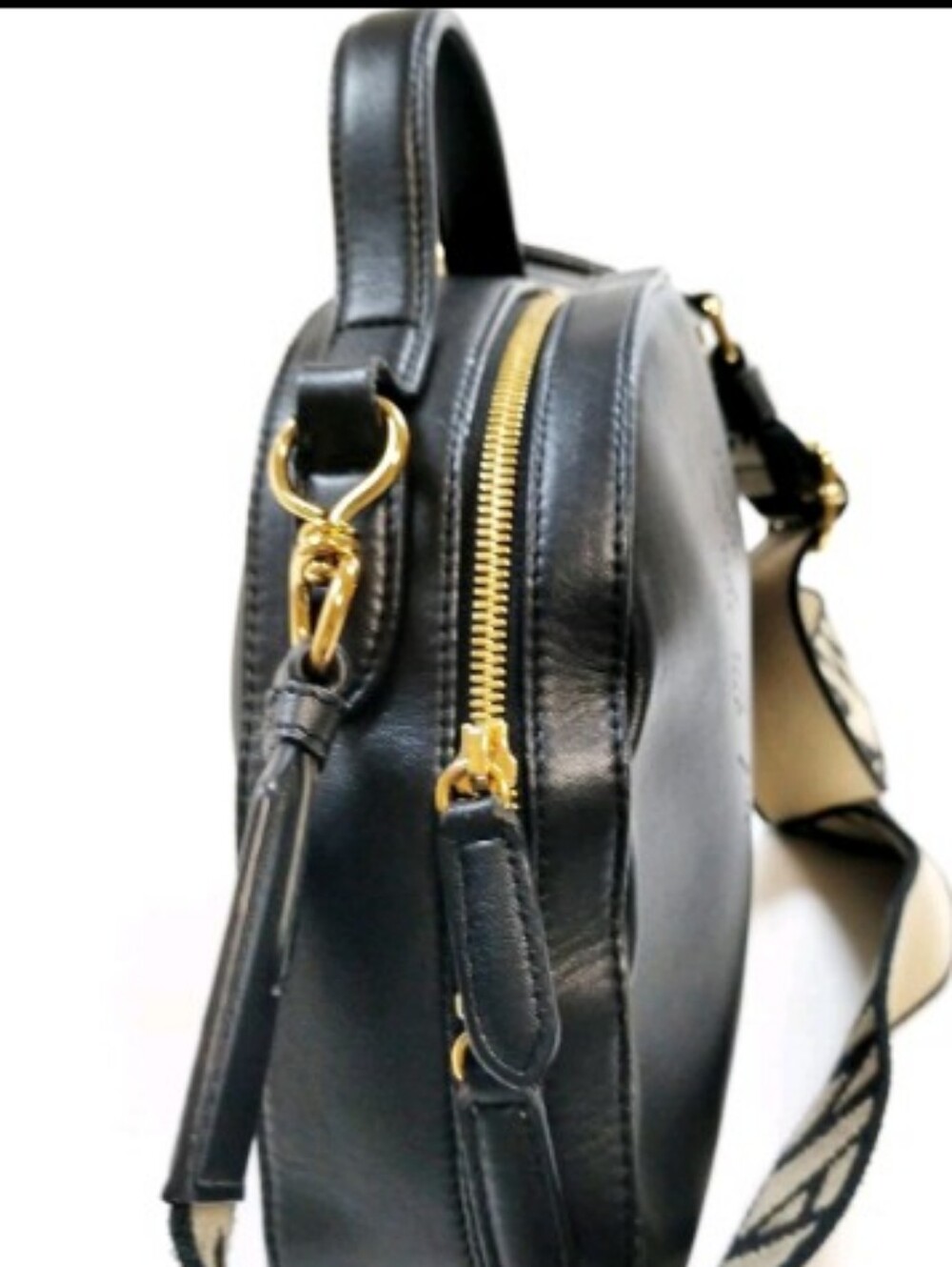 Stella McCartney Logo Cylinder Duffle Shoulder Crossbody Bag - Picture 4 of 15